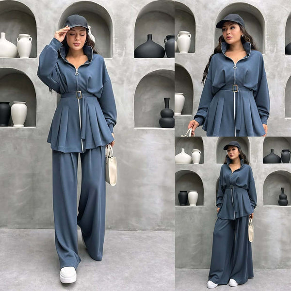 Pintex Belt Style Premium Quality Winter 2-Pcs Tracksuit For Her. WWTS-39