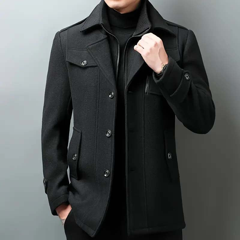 Arctix Casual Double-Neck Winter Casual Fleece Coat. MWJ-408 V2 Secondary image