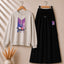 Hazel-Grey 3D-BTS Printed Sweat Style Tshirt & Cargo Trouser 2-Pcs Summer Tracksuit. D-7