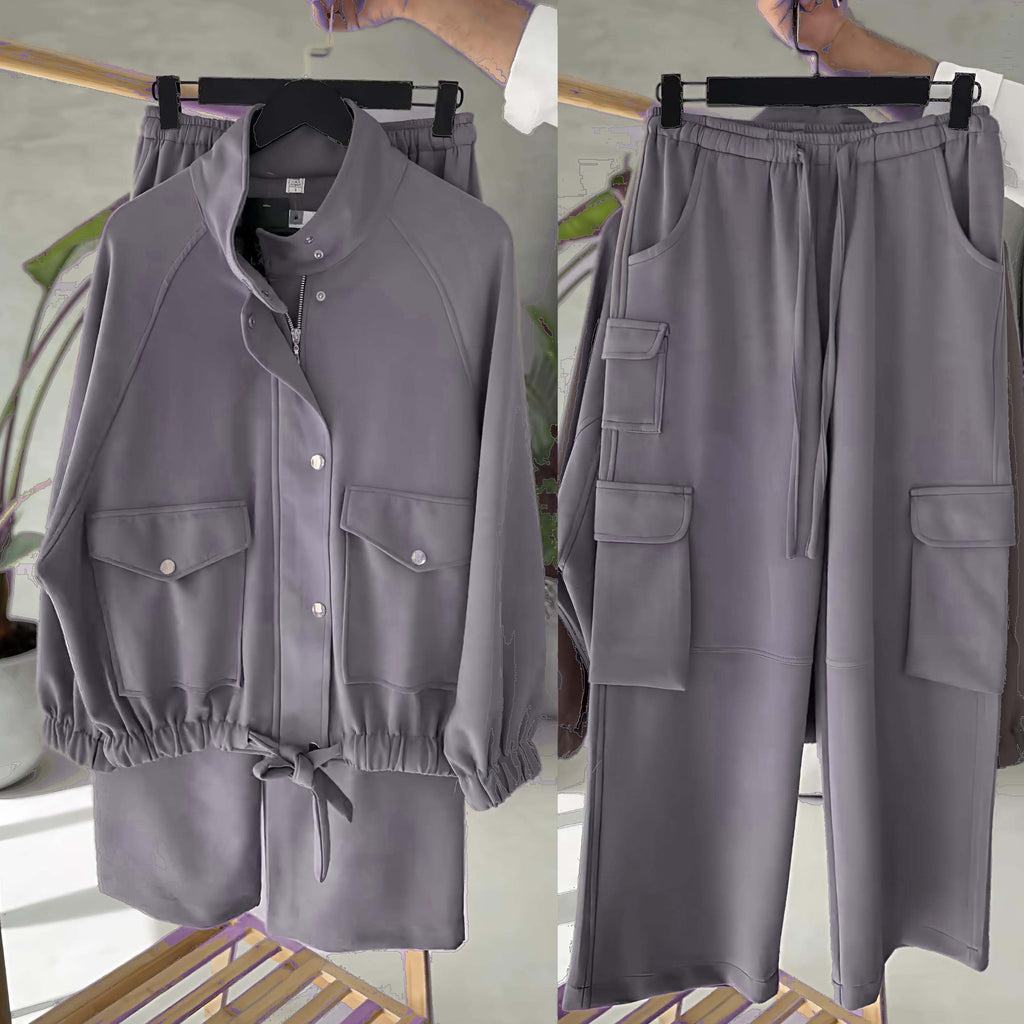 Carion Cargo Style 2-Pcs Winter Co-Ord Set. WWTS-42
