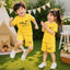 Yellow MD Life-Line Kids Pintex Style 2-Pcs Summer Suit. (HTS+SH)