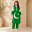 Green Flag 14-August Azadi Printed 2-Pcs Stiched Suit.