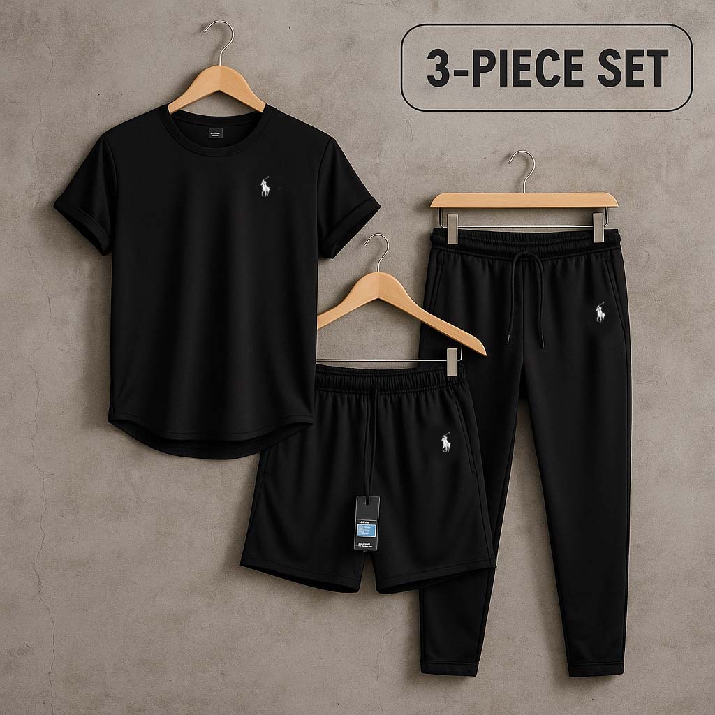 Polo Horse Bundle Of 3 Dry-Fit Premium Quality Summer Suit. NSCG-01 Main image