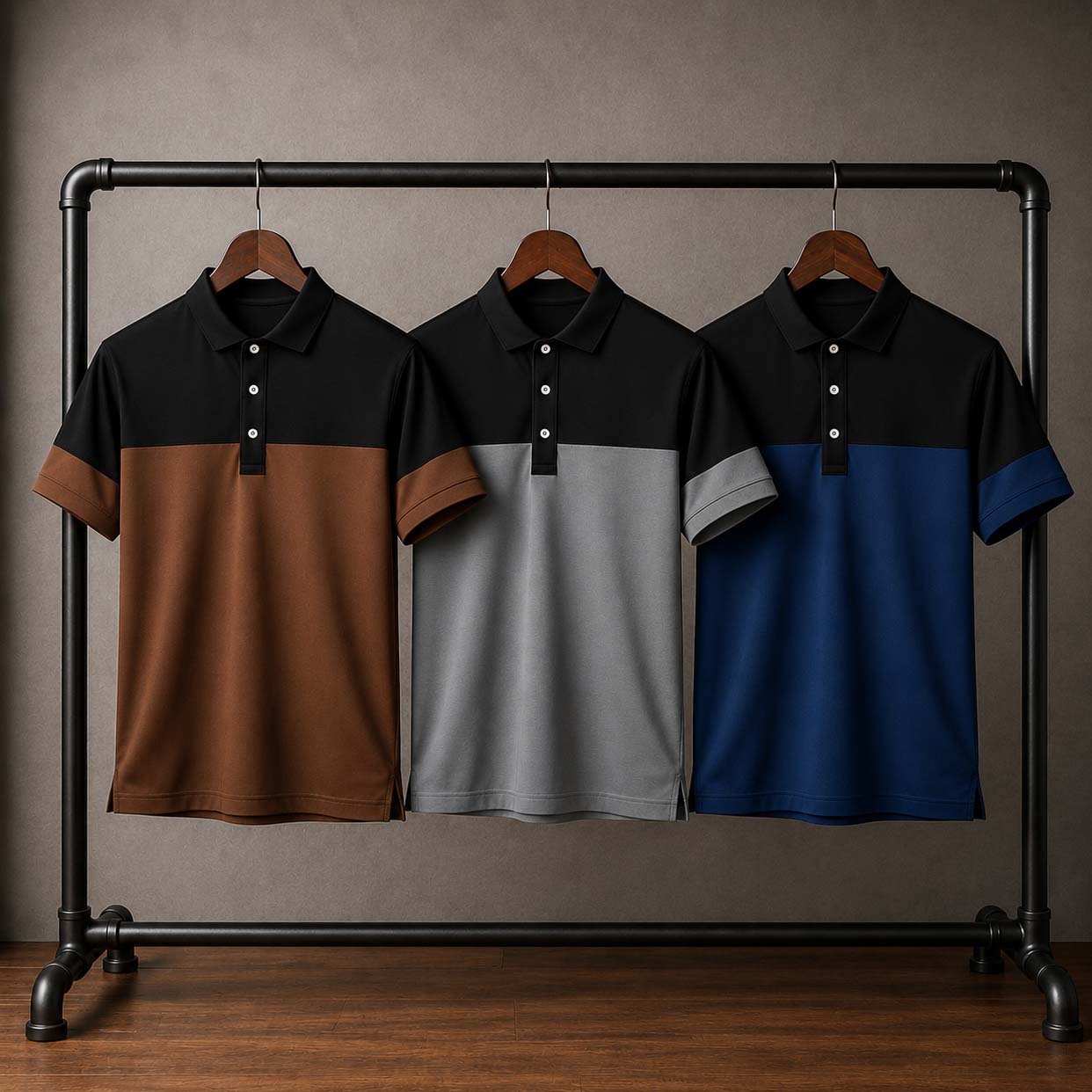 Bundle Of 3 Designer Summer Tshirt's MSDTS-11 V2 Main image