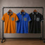 Bundle Of 3 Designer Summer Tshirt's MSDTS-07 (Mustard+Black+R.Blue) V2
