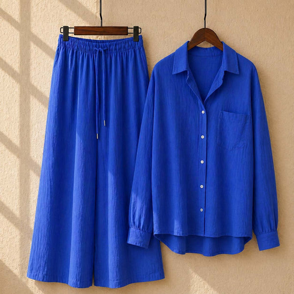 Alenza Western Shirt Style 2-Pcs Stiched Co-Ord Set. V2