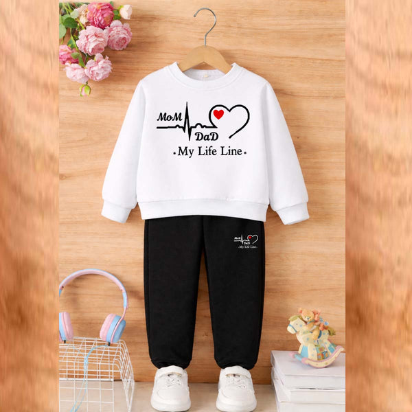 MD Life-Line Kids Sweat Style 2-Pcs Winter Tracksuit. KWTS-02