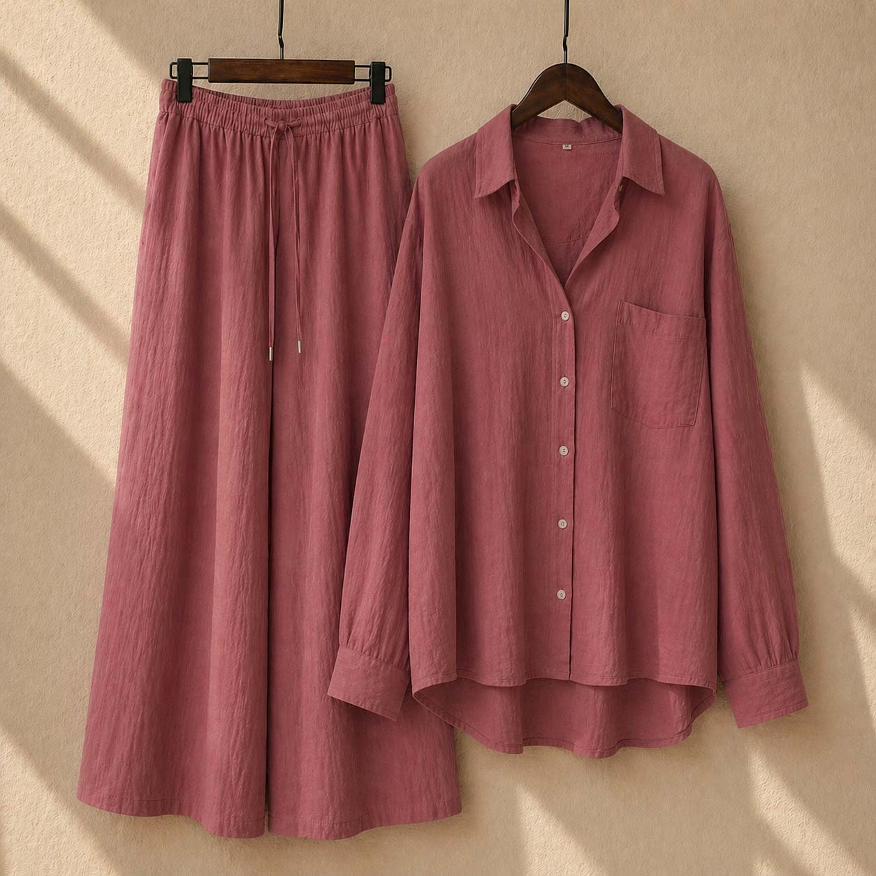 Alenza Western Shirt Style 2-Pcs Stiched Co-Ord Set. V2 Main image