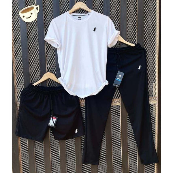Polo Horse Bundle Of 3 Dry-Fit Premium Quality Summer Suit.