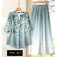 Binara Printed Western Shirt Style 2-Pcs Stiched Co-Ord Set. PCS-13