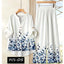 Binara Printed Western Shirt Style 2-Pcs Stiched Co-Ord Set. PCS-05