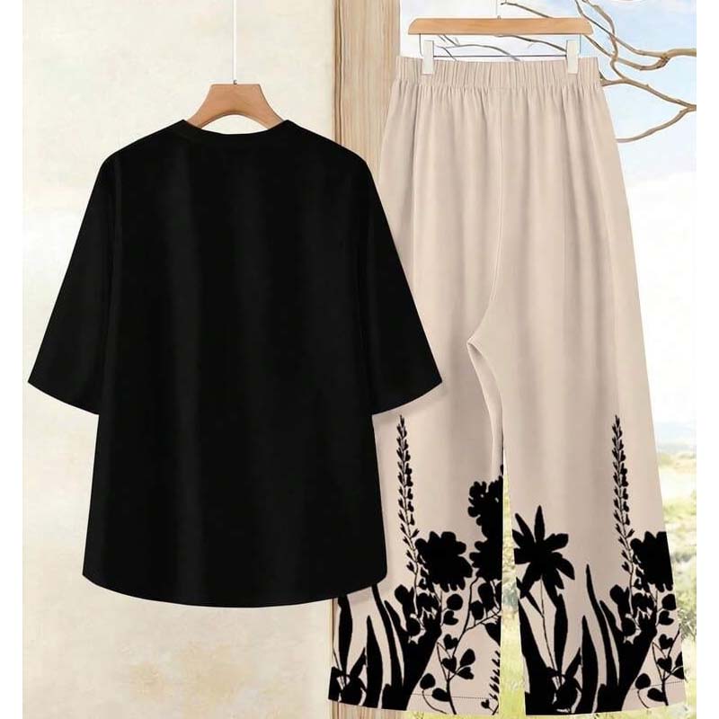 Binara Printed Western Shirt Style 2-Pcs Stiched Co-Ord Set. PCS-02 Secondary image