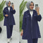 Double Pocket Jacket Style Premium Quality Winter 2-Pcs Tracksuit For Her. WWTS-52