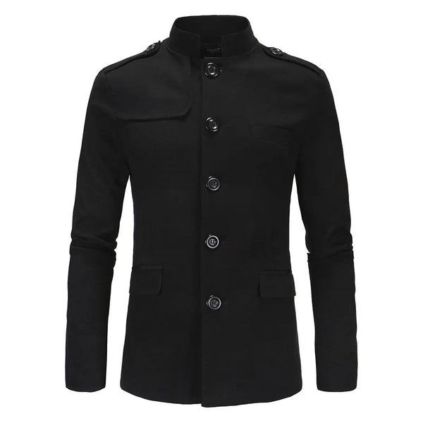 Collar Style Casual Winter Fleece Coat. MWJ-407