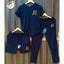 Blue Ak-47 Printed Bundle Of 3 Dry-Fit Premium Quality Summer Suit.