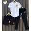 White Ak-47 Printed Bundle Of 3 Dry-Fit Premium Quality Summer Suit.