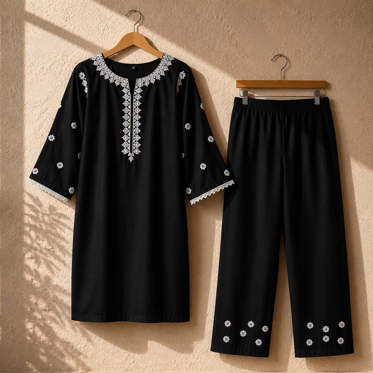 Tomato Pocket Style Thread Embroidery 2-Pcs Stiched Suit. V2 Main image