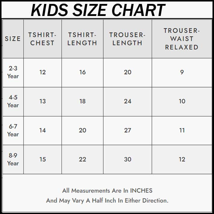 Kid's Funky Printed 2-Pcs Summer Suit. KSPS-05