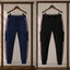 Bundle Of 2 T-Stripe Cargo Style 4-Pocket's Summer Trouser. D2 Black+Blue
