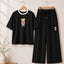 Bear Going Drop-Shoulder Style 2-Pcs Summer Dry-Fit Tracksuit For Her. WSTS-03 V2